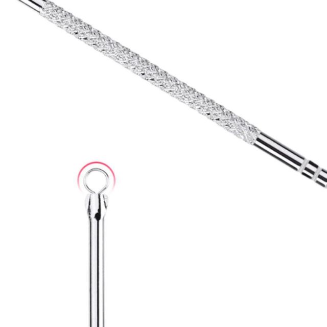 Stainless Steel Pimple Extractor Blackhead Remover Needle Acne Comedone