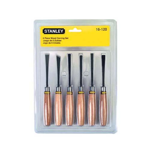Stanley 16-120 6 Piece Wood Carving Set