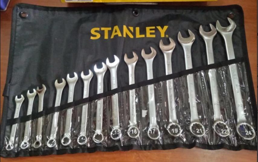 Stanley 80-946-8 14PC Carbon Steel Combination Wrench Set
