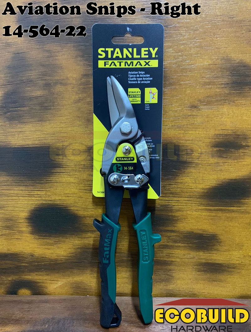 STANLEY FatMax Aviation Snips - Right Hand Cut 14-564-22