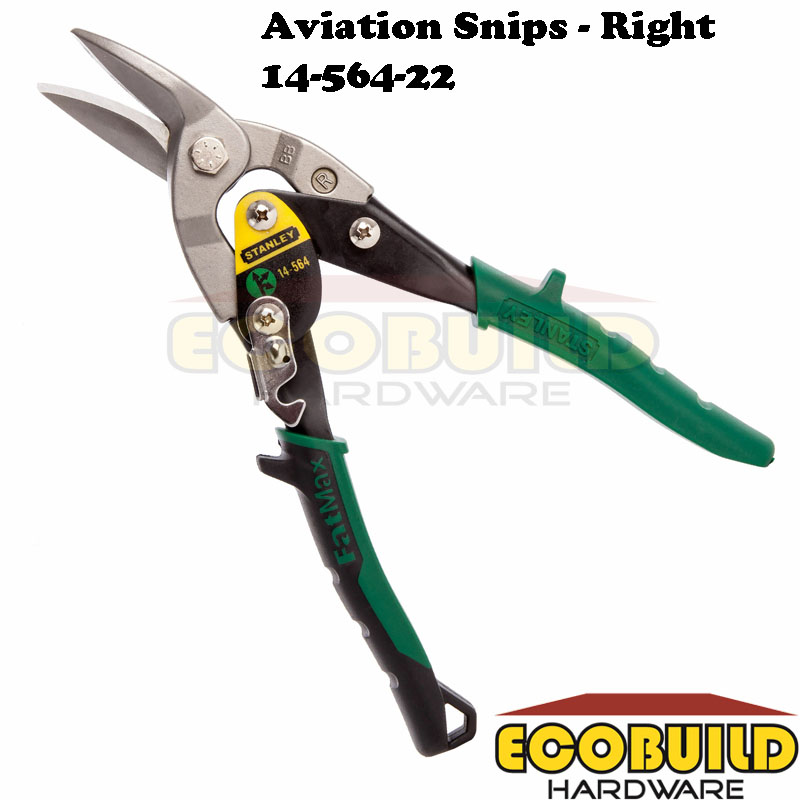 STANLEY FatMax Aviation Snips - Right Hand Cut 14-564-22