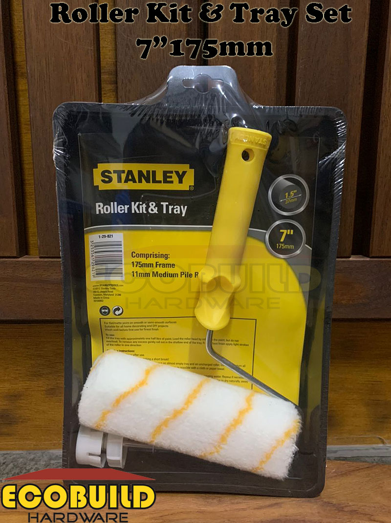 STANLEY Roller Kit &amp; Tray Set 7&quot;175mm / 9&quot;225mm