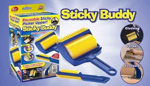 *Sticky Buddy ^Reusable Lint Roller Sticky Washable Dust Hair Remover