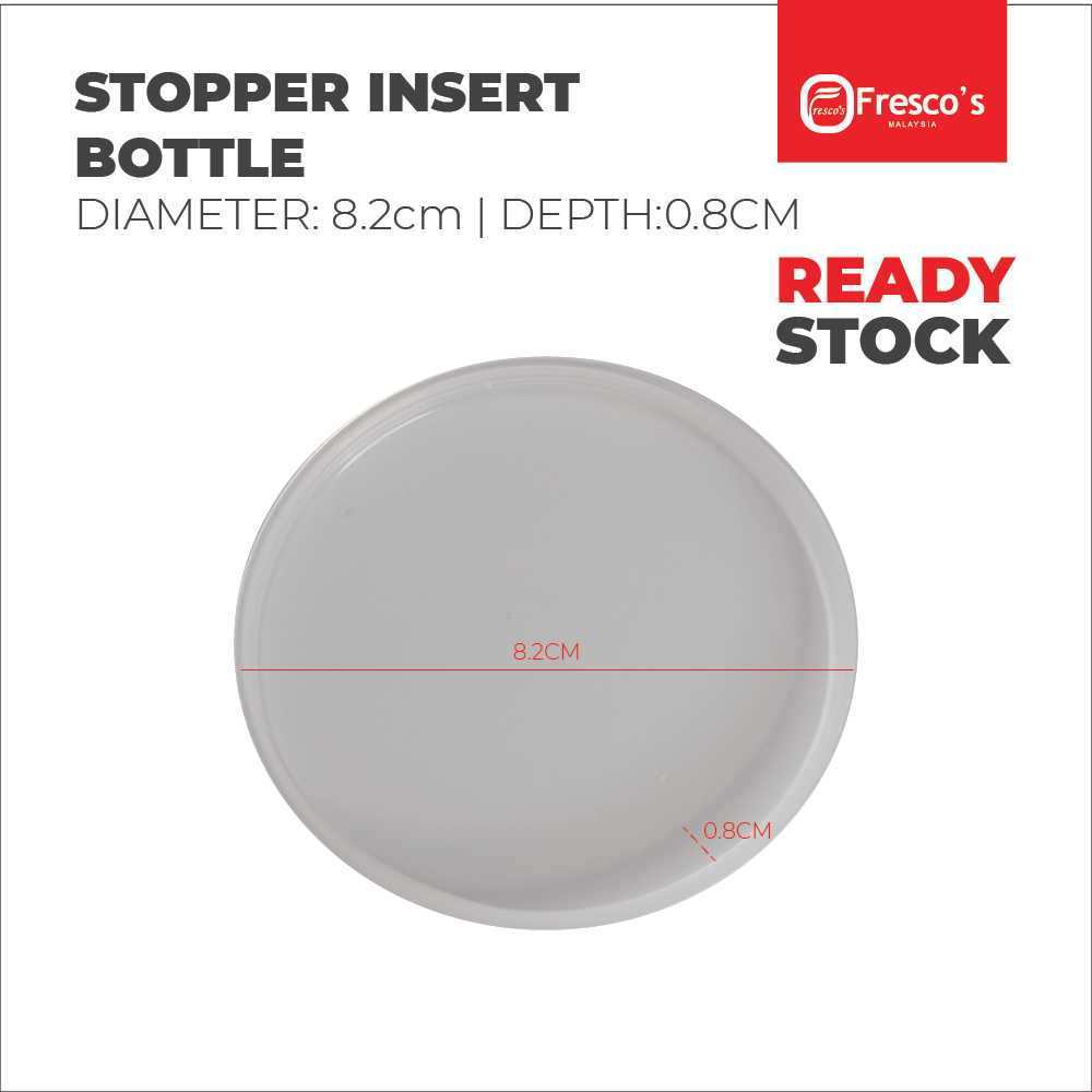 Stopper / Insert Balang Bekas Botol Kuih Transparent