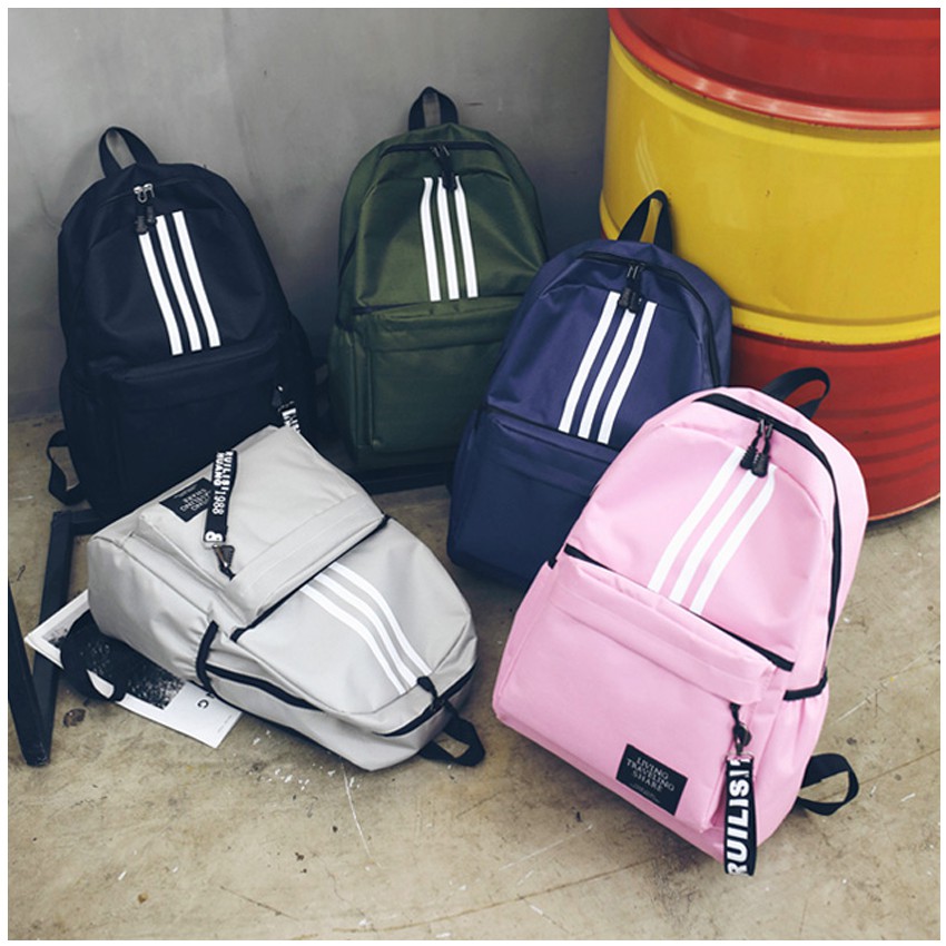 STRAP Backpack Bags Bag Casual School Beg Sekolah Pack Travel