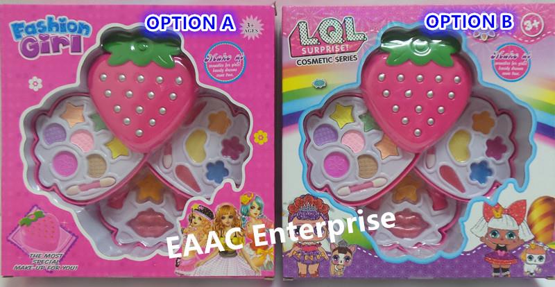 Strawberry Washable Beauty Make Up Set Cosmetic Set - A toy for kids