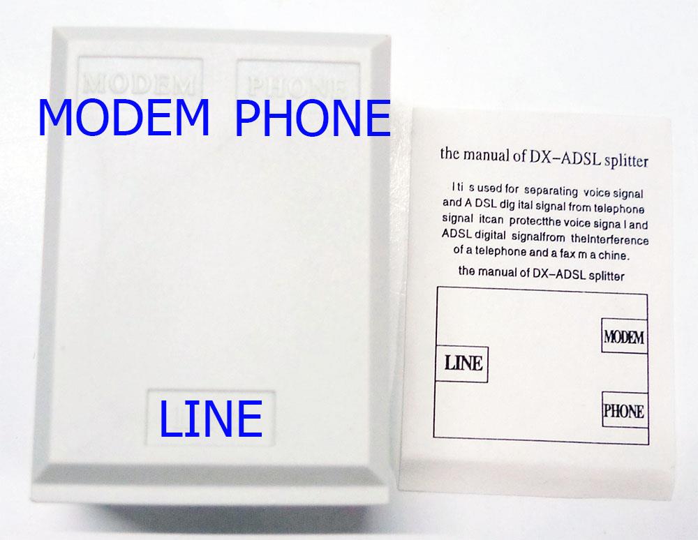 Streamyx ADSL Modem Broadband Phone Line Filter Splitter Spliter