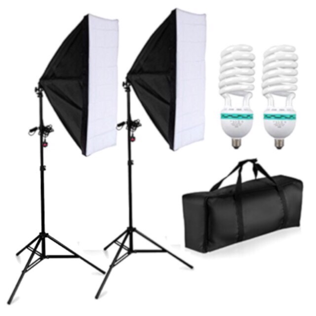 Studio light kit for product photo video lamp softbox light stand lighting kit