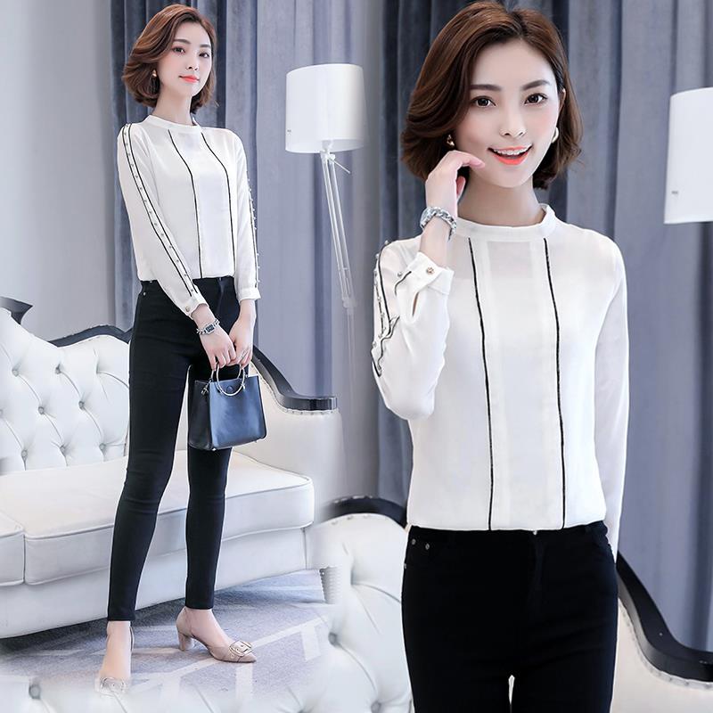 Studs Long Sleeve Blouse Fashion Offi End 5 7 2018 6 15 Pm Studs Long Sleeve Blouse Fashion Office Wear For Women M Plus Size