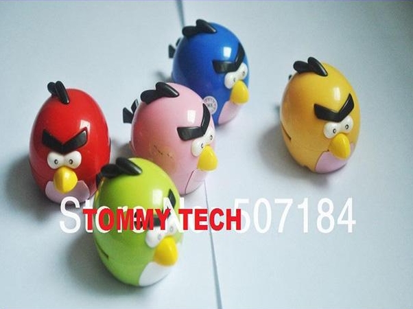 New style Clip crazy bird mini mp3 player support tf card slot