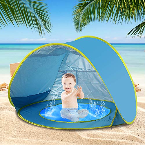 baby beach shade pool