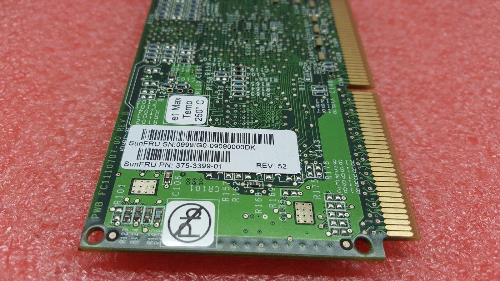 Sun 375-3399 SG-XPCI2FC-EM4-Z PCI-X 4Gb Dual Fibre Channel Host Adapte