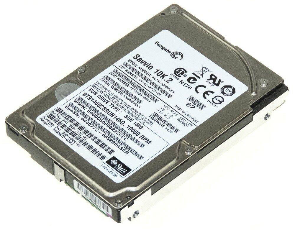 Sun 540-7151-01 146GB Seagate  2.5"SAS 3Gb/s 10K Hard Drive