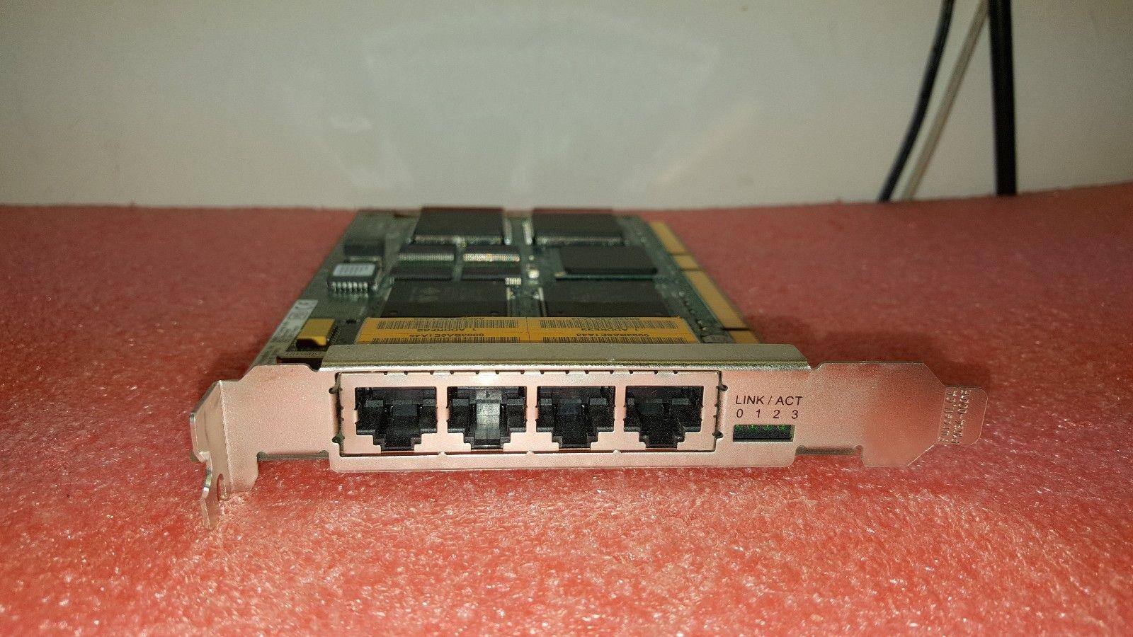 Sun QFEPCI 64Bit PCI Quad 4 Port 10 100 Ethernet Card 525-1696-02