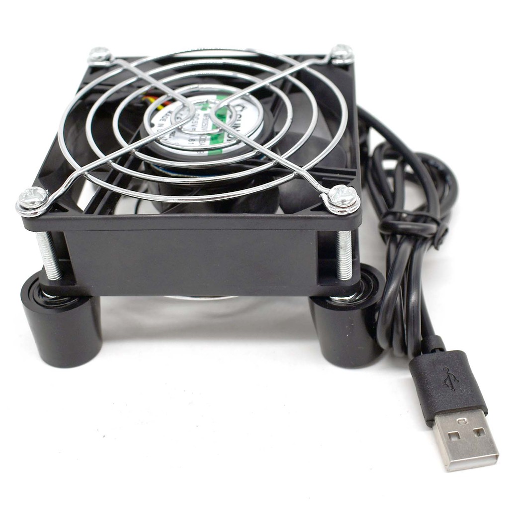 Sunon usb fan Router Cooling Fan Cooler TV Box 5V USB 80mm 80x25mm 8CM Screws 