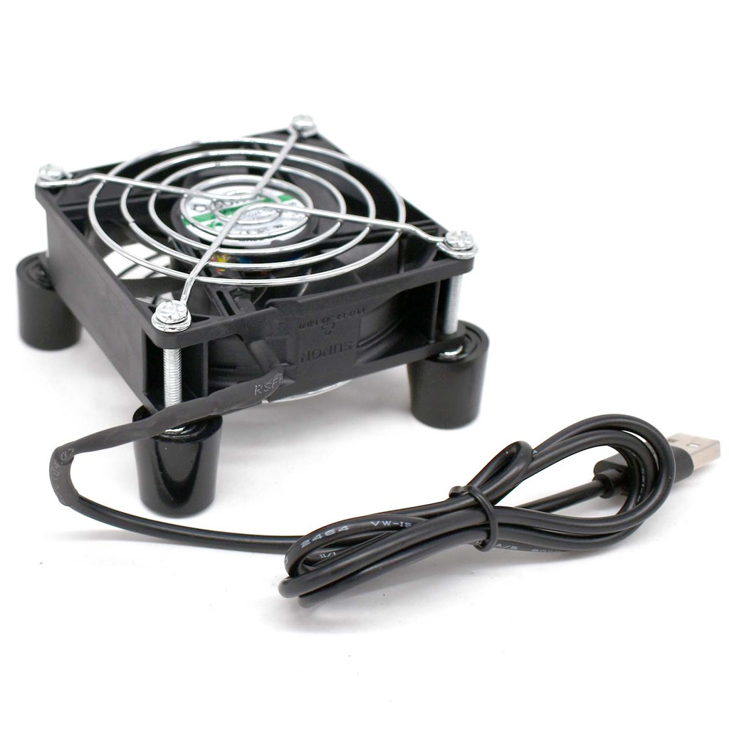 Sunon usb fan Router Cooling Fan Cooler TV Box 5V USB 80mm 80x25mm 8CM Screws 
