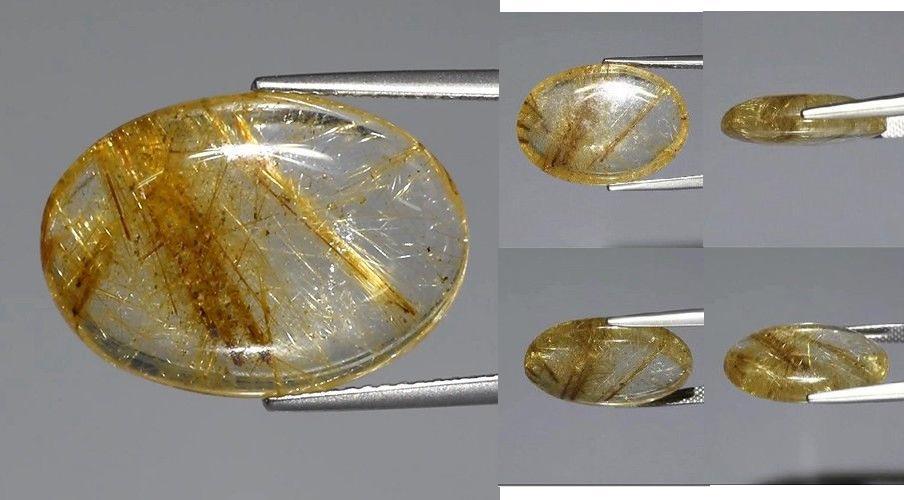 Superb quality natural golden Rutilated cabochon - 13.64CT - RT17