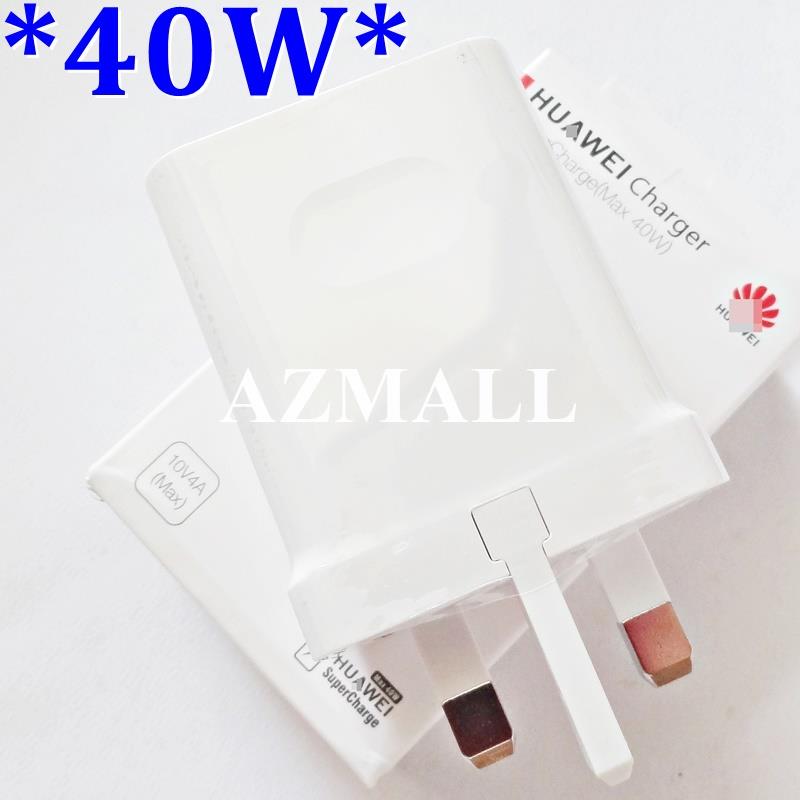 (SuperCharge) ORIGINAL 40W Charger Adapter Huawei P30 Pro /Mate 20 Pro