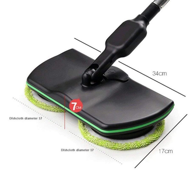 SuperMaid Rechargeable Wireless Cordless Rotary Spin Electric Floor Polish Mop