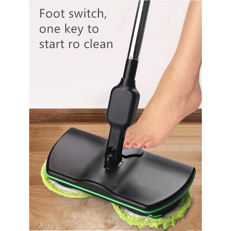SuperMaid Rechargeable Wireless Cordless Rotary Spin Electric Floor Polish Mop