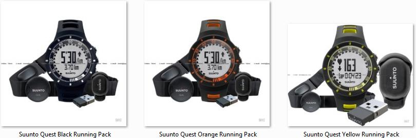 suunto quest black running pack