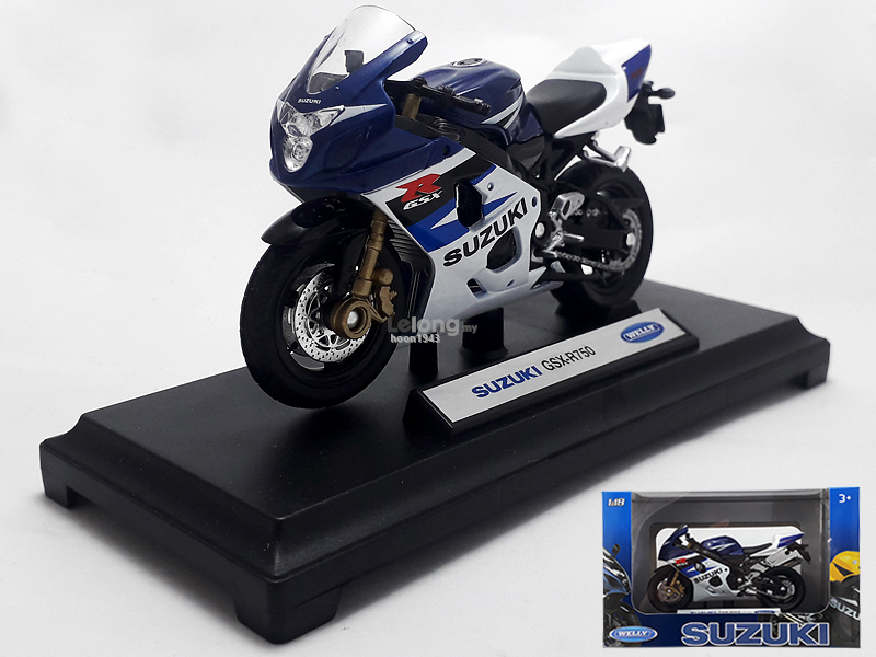 SUZUKI GSX-R750 (1:18) Diecast Motorbike Display Model
