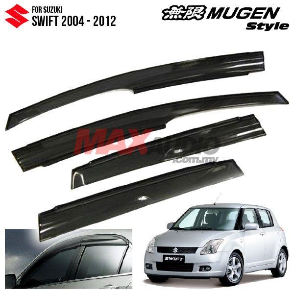 Suzuki Swift 2004 2012 Mugen Style Premium Quality Door Visor