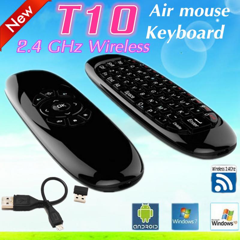 T10 air mouse Android tv box mini wireless keyboard