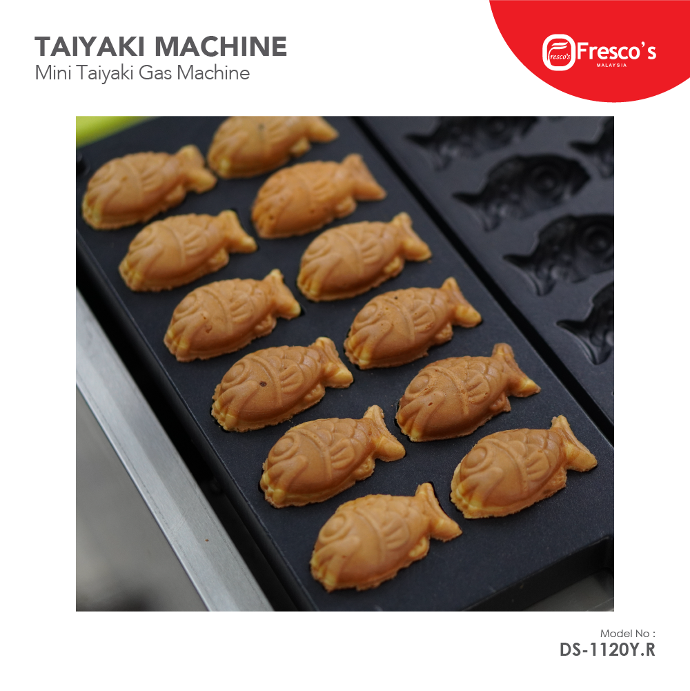 Taiyaki Fish Waffle Maker Fish Shape Gas Machine