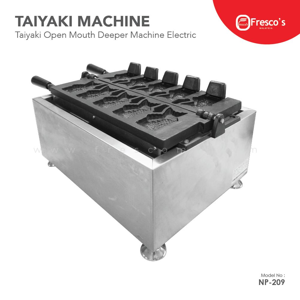 Taiyaki Open Mouth Deeper Machine Electric