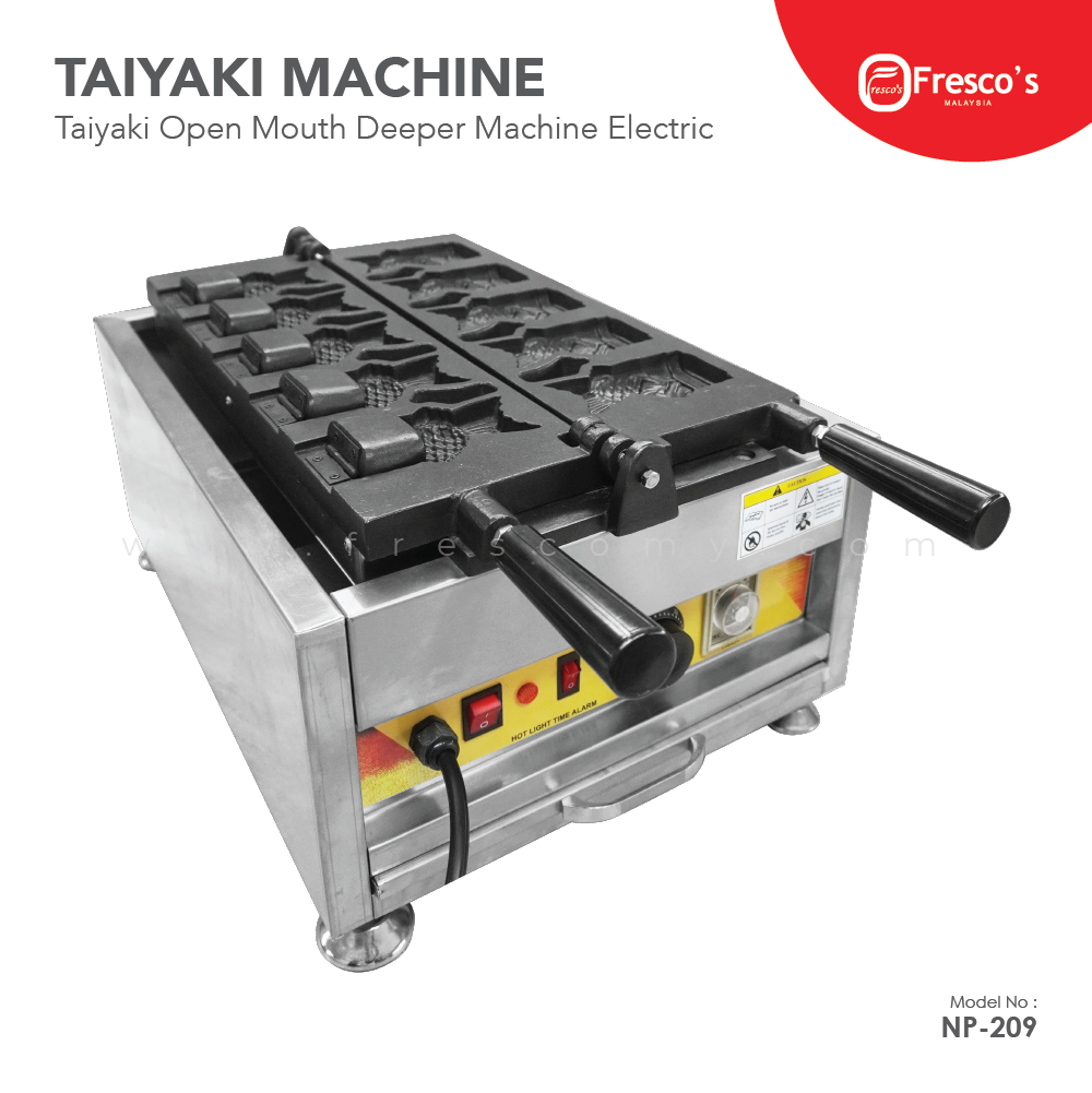 Taiyaki Open Mouth Deeper Machine Electric