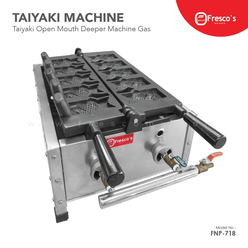 Taiyaki Open Mouth Deeper Machine Gas