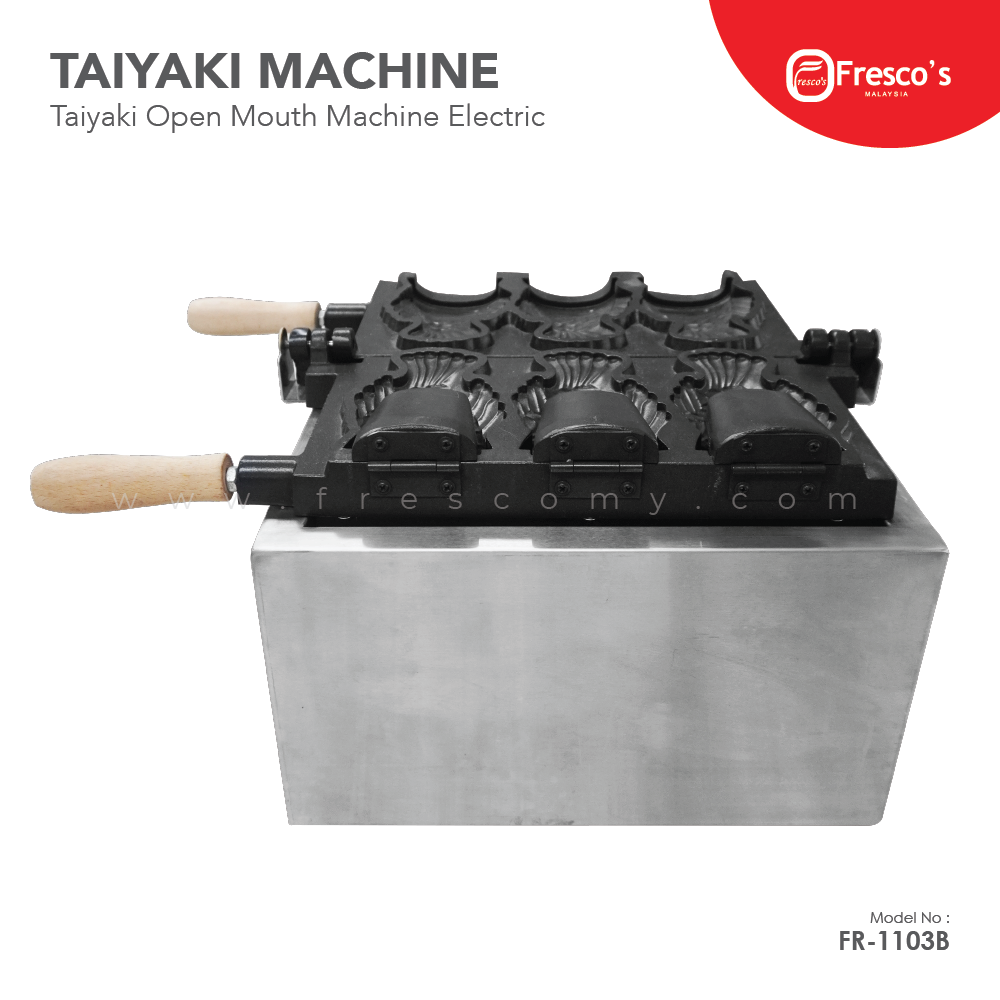 Taiyaki Open Mouth Machine Electric