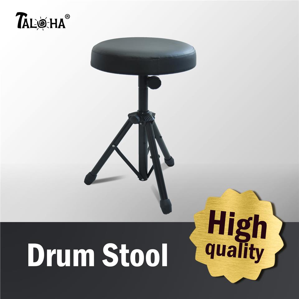 Taloha High Quality Drum Stool Drum Chair Drum Throne Black