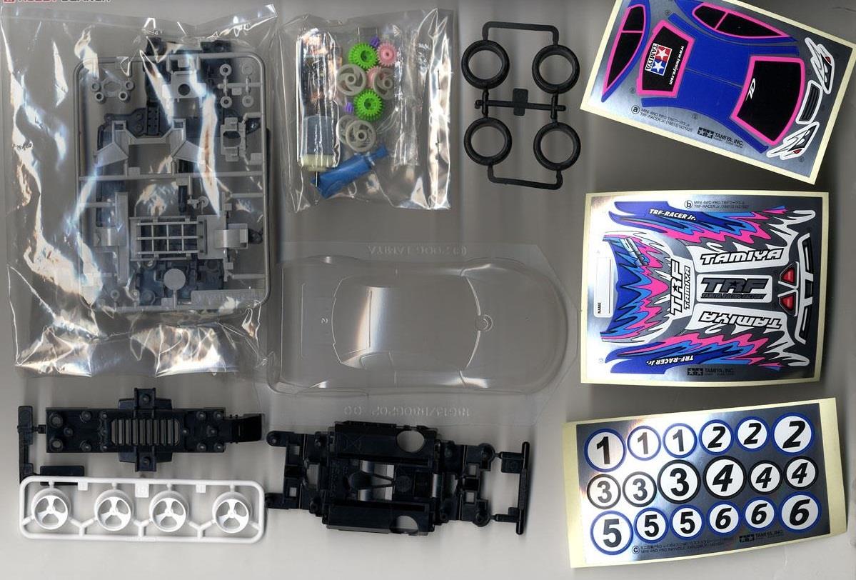 Tamiya 18613 Mini 4WD TRF-Racer Jr 1/32 Other Automotive Models & Kits Toys & Hobbies