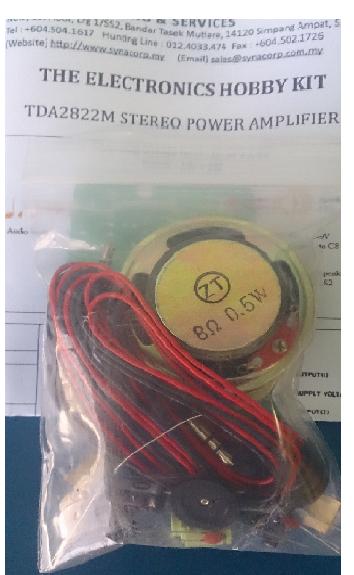 TDA2822M Stereo Audio Power Amplifier DIY Kit