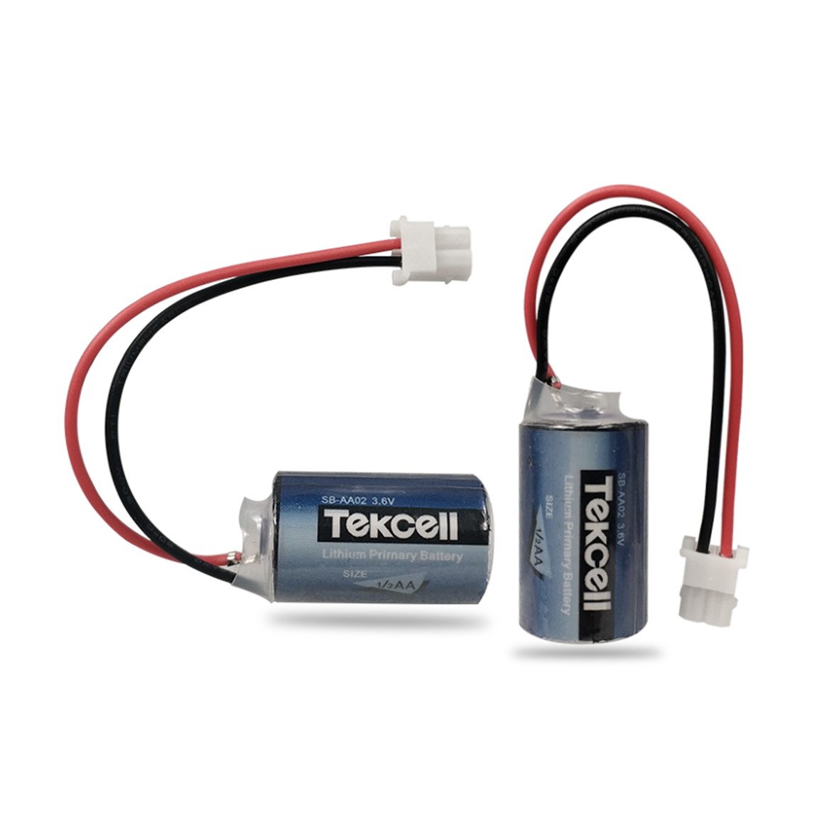 Tekcell SB-AA02 3.6V 1/2AA PLC Lithium Battery LS14250 w/ Plug