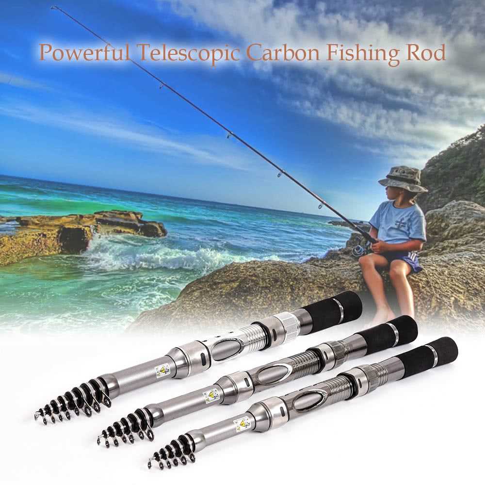 carbon fishing pole