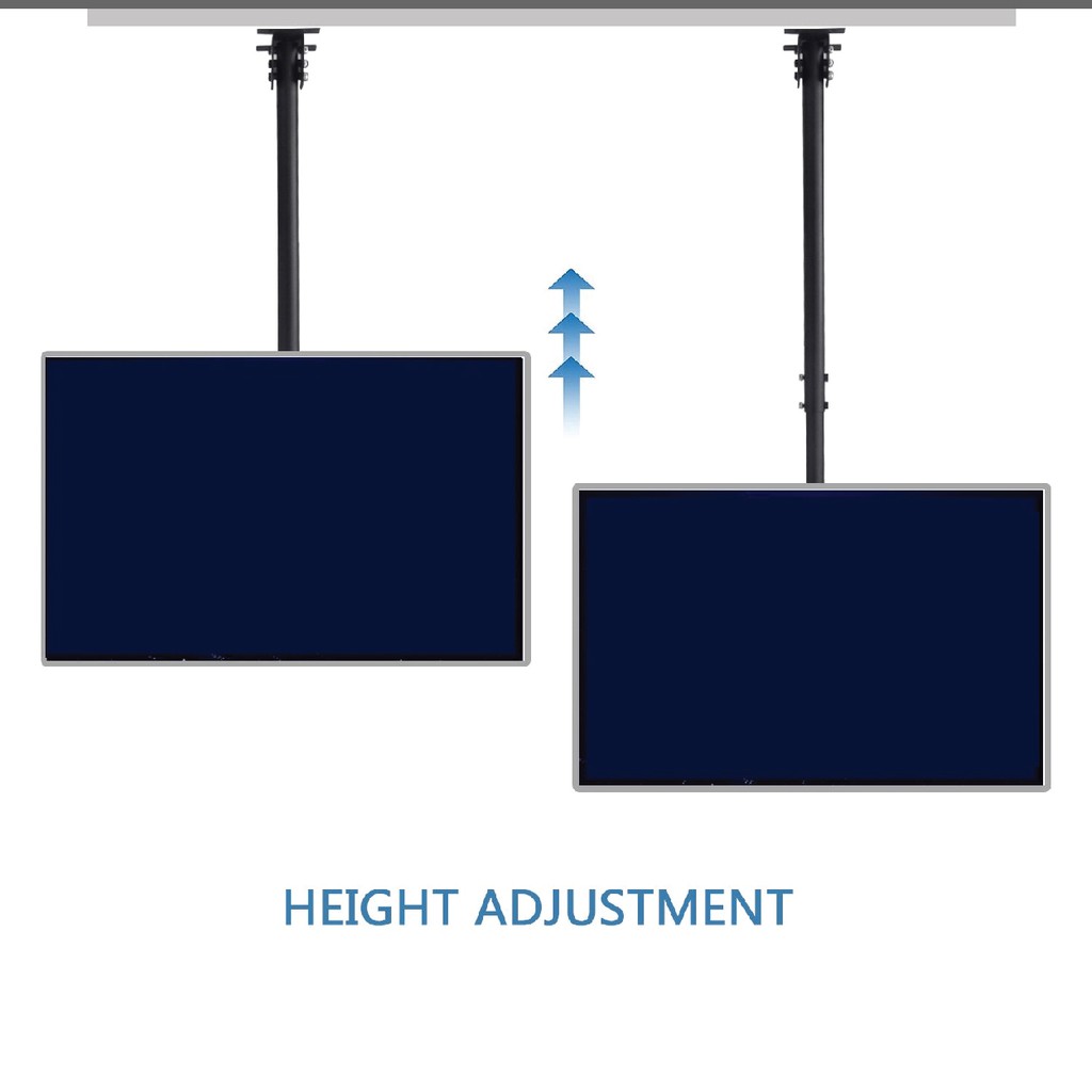 Telescopic Flat LED LCD TV Wall Mount Hanger Swivel Adjustable 20 &quot;-55 &q