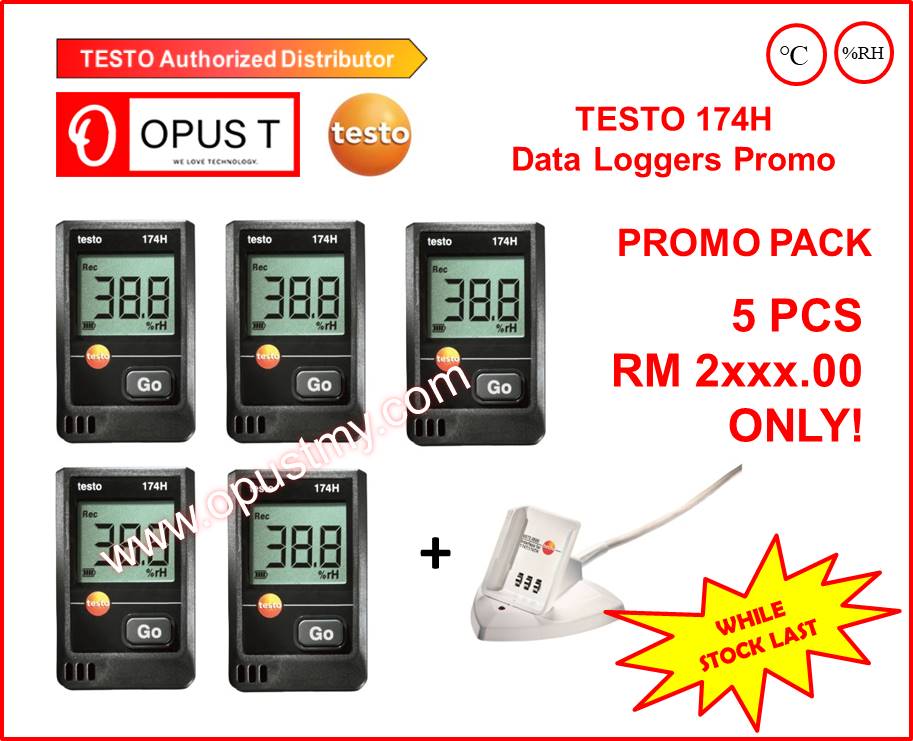 Testo 174 H Pack Of 5 Temperature End 2 25 2022 12 00 Am