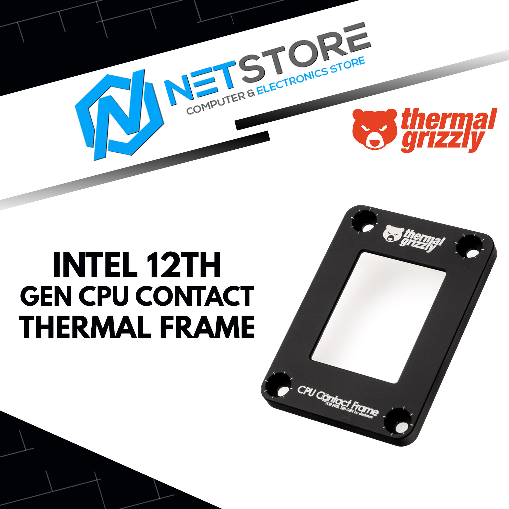 THERMAL GRIZZLY INTEL 12TH GEN CPU CONTACT THERMAL FRAME - TG-CF-i12G