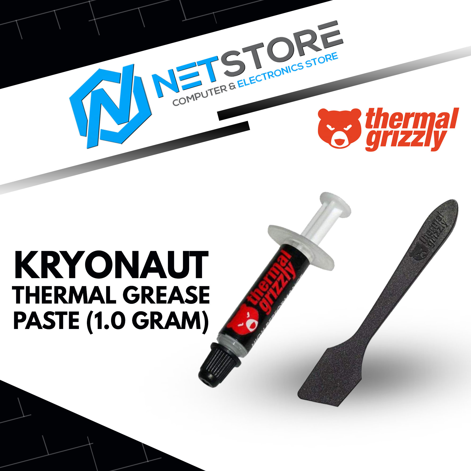 Thermal Grizzly Kryonaut Thermal Grease Paste (1.0 Gram)