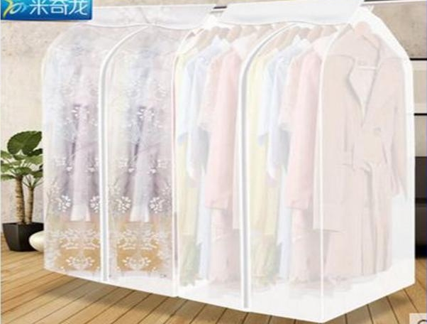 Three-dimensional transparent clothes dust cover wardrode