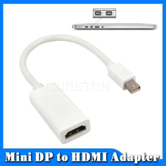 Thunderbolt Mini Display Port DP Male To HDMI Female Adapter Converter Cable