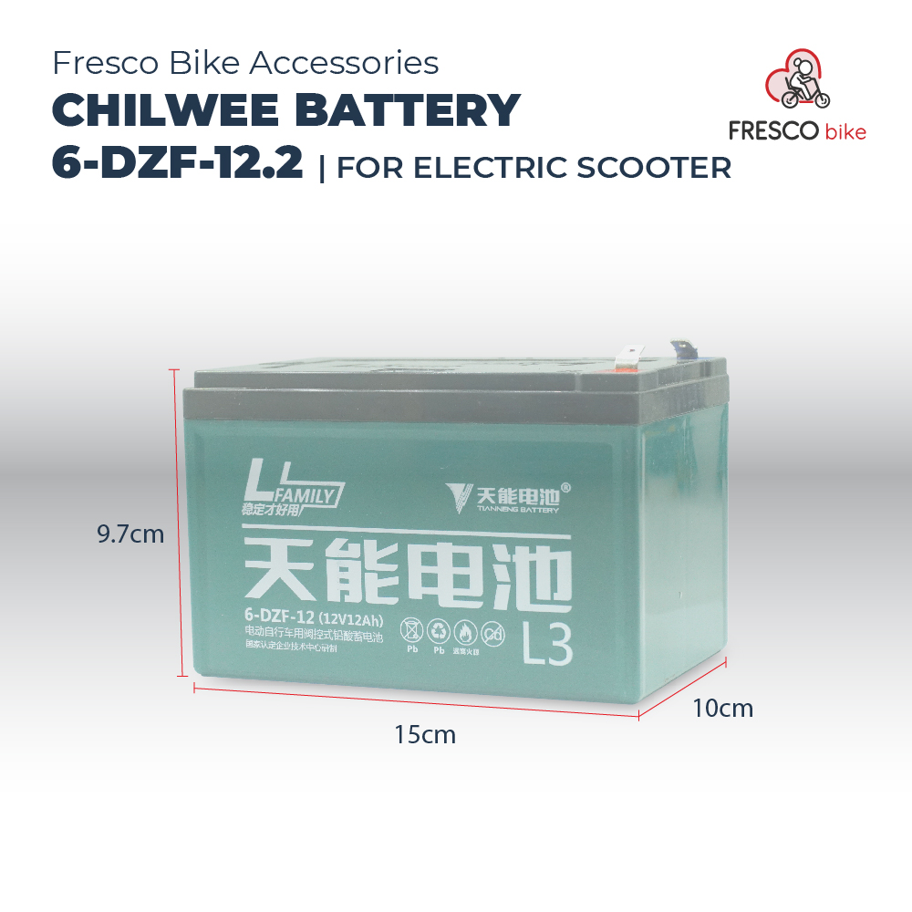 Tianneng 6-DZF-12 12V 12AH for Electric Bike/Electric Scooter Battery