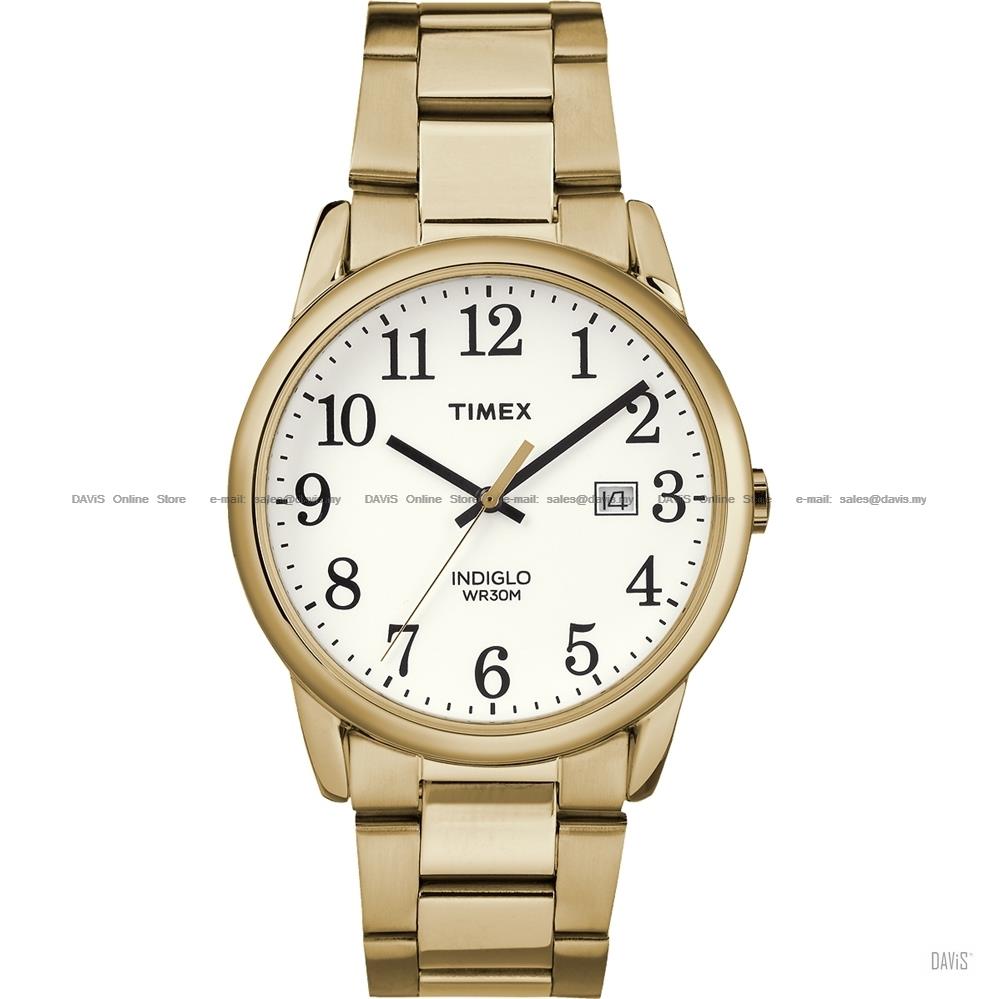 TIMEX TW2R23600 (M) Easy Reader date SS bracelet gold