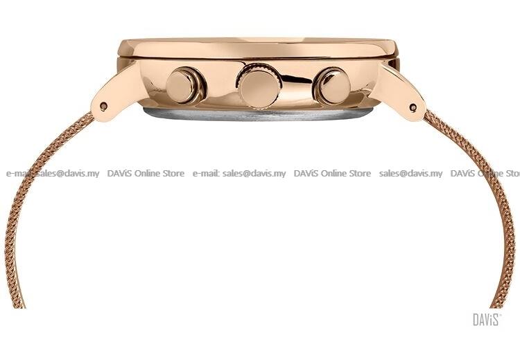 timex fairfield rose gold