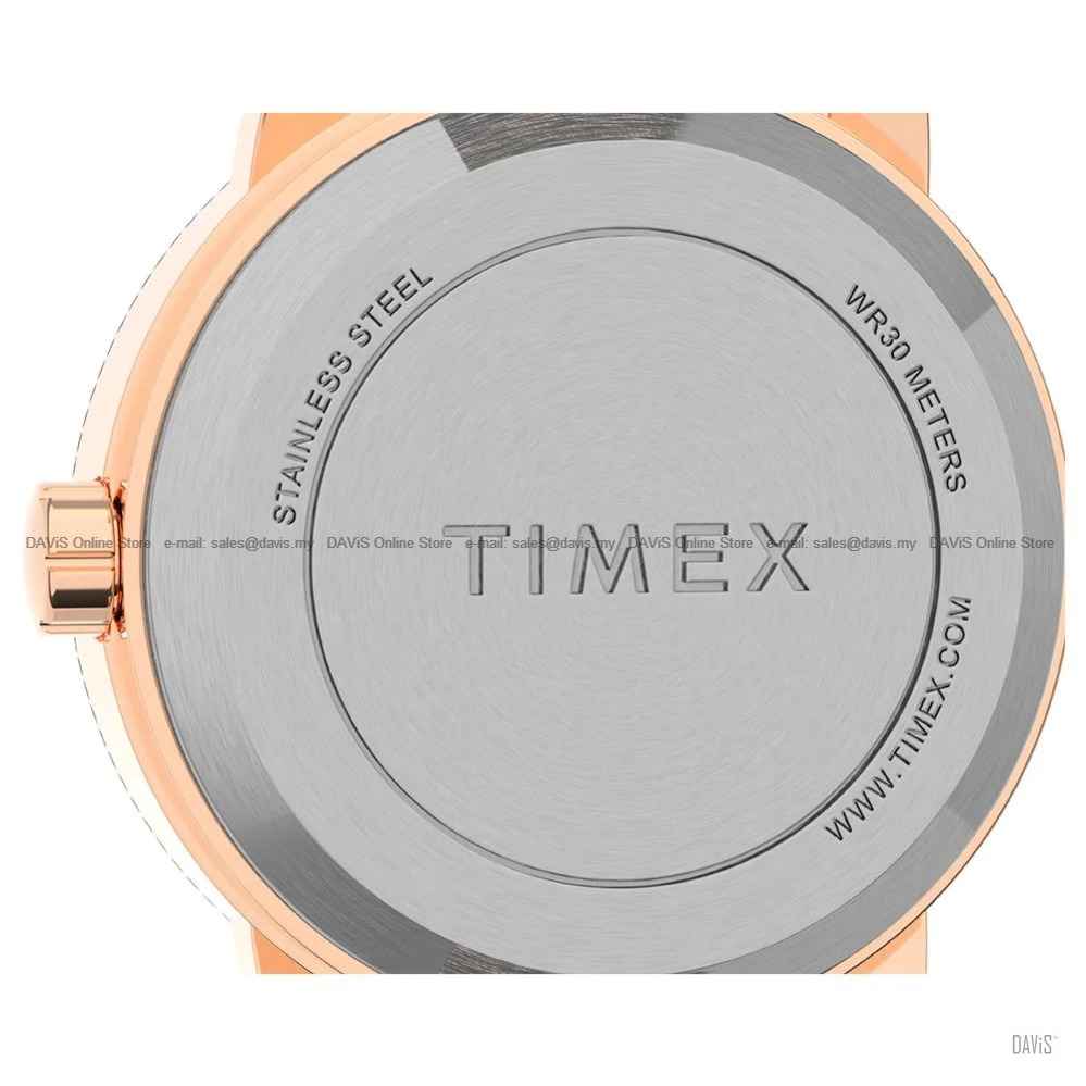 TIMEX TW2U08100 (W) Easy Reader Classic 25mm Mesh Bracelet Rose Gold