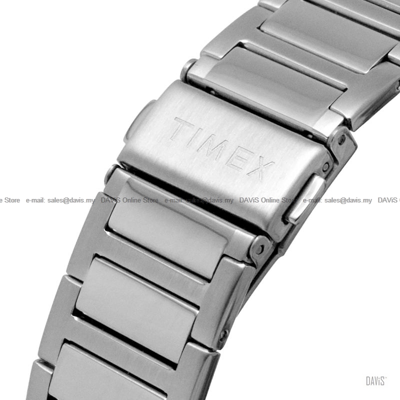 TIMEX TW2V02000 (M) Essex Ave Thin 40mm SS Bracelet Blue