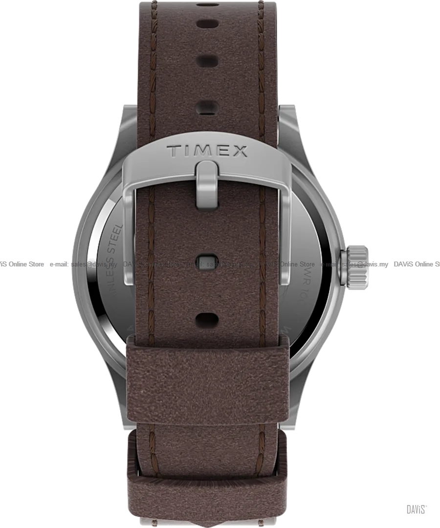 TIMEX TW2V07300 (M) Expedition North Sierra 41mm Leather Cream Brown